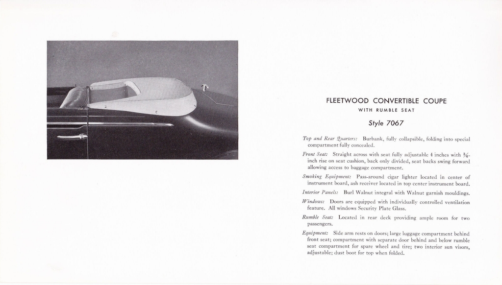 1937 Cadillac Fleetwood Portfolio Page 31